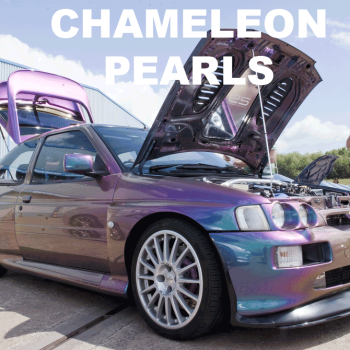 Chameleon Paint Pearls in every multi-color option here. Works in paint, powder coat, even nail polish and shoe polish. Try our Chameleon Colors!