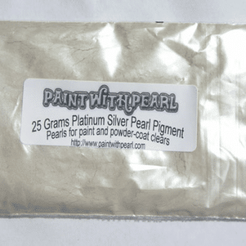 25 gram bag of Platinum Silver Ghost Pearl