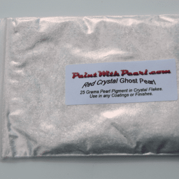 25 gram bag of red crystal ghost pearl