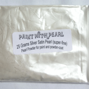 25 gram bag of Silver Satin Ghost Pearl