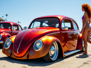 Vwbug on the beach