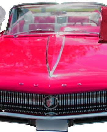 Fuschia Candy Pearls on a 59 Buick