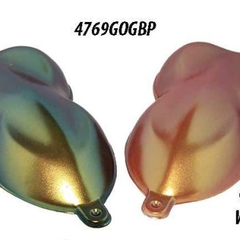 Gold Orange Green Blue Purple Chameleon Pearls for Custom Paint and Powder coatings.